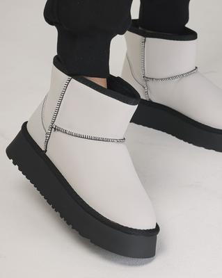 Угги женские Lonza 1779 36 серый кожа