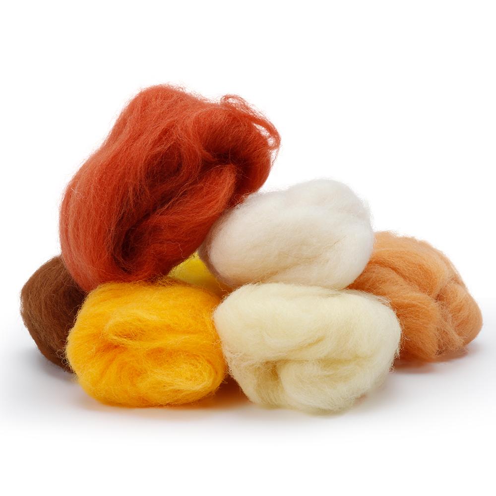 Supplies Foam Mat Wood Handle DIY Crafts Wool Roving Sewing Tool Set Felting Needle Felting Kit