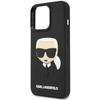 Karl Lagerfeld Klhcp14Lkh3Dbk Iphone 14 Pro 6,1 Czarny/Black Hardcase 3D Rubber Karl`s Head