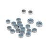 20PCS RC Ball Bearing Steel RC Ball Bearing Kit Wheel Hub Double Rubber Sealed Bearing for AXIAL 1 24 SCX24