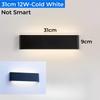 Tuya Smart LED RGB Wall Lamp Rectangle Dimmable Up Down Sconce Bedroom Vanity APP Voice Control Mirror Front Wall Lights Fixture