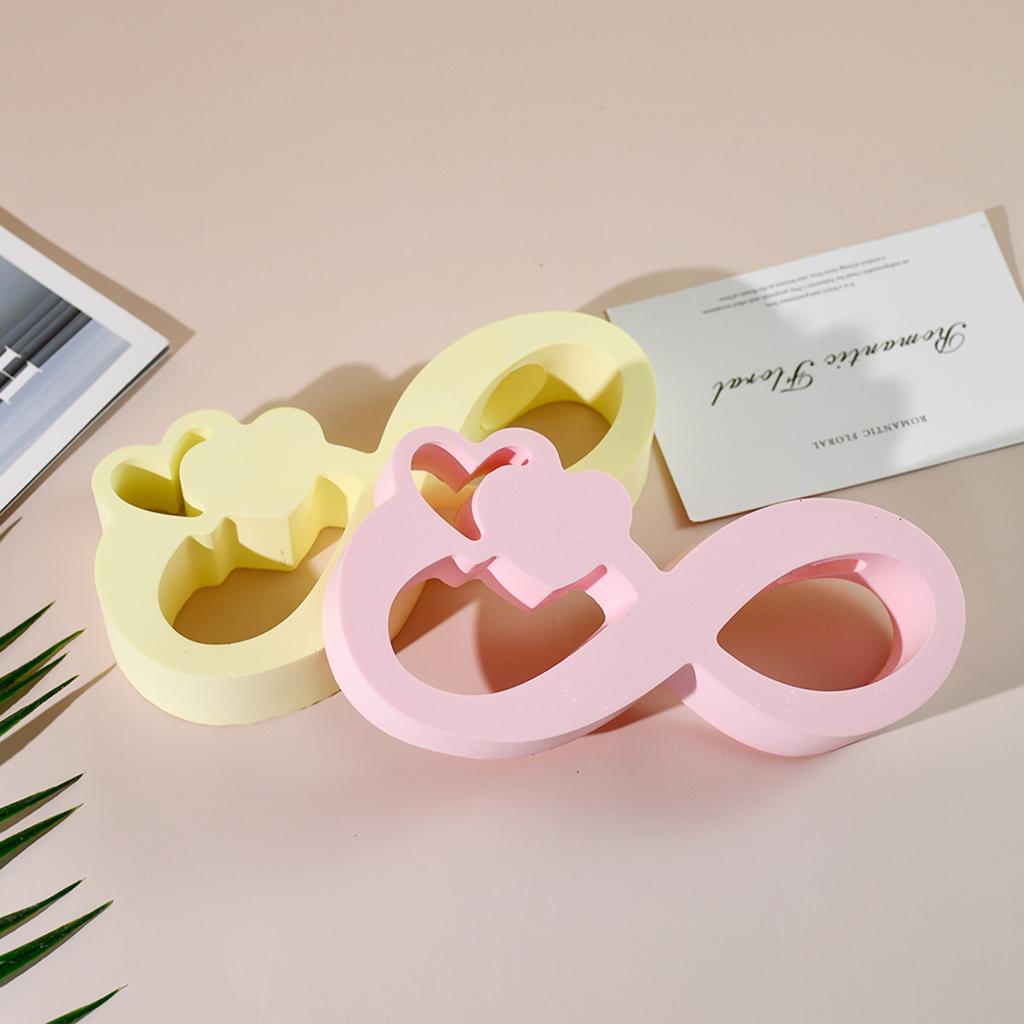 Гидропонная ваза силиконовая форма DIY Infinite Love Test Tube ваза для водных культур гипсовые эпоксидные смолы формы для поделок домашний декор рабочего стола