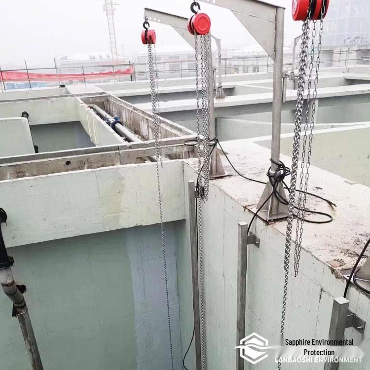 Corrosion-Resistant Stainless Steel Sludge Pump with Guide Rail and Check Valve