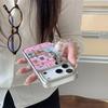 Розовый полосатый чехол для iPhone с изображением кроличьей семьи для 14/15/16 Pro Max/17 - Новый стиль для девочек