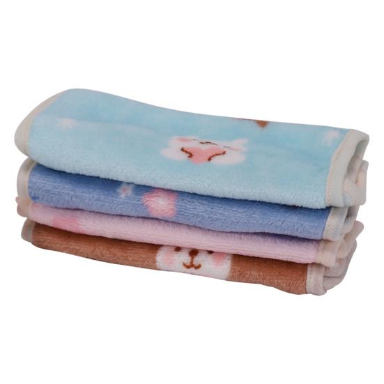 Yousheng Small Animal Blanket Lovely Pattern Keep Warm Soft Fleece Bedding Rabbit Hamster Squirrel Winter Bed Blanket Pet Supplies