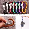 Multi-color Aluminium Equipment Alloy Carabiner Buckle Keychain Camping Hiking Hook Climbing Button