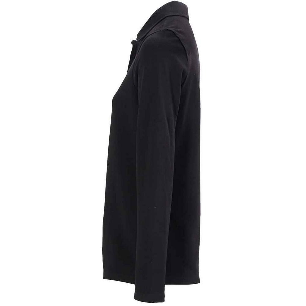 Женская/Дамская рубашка-поло с длинным рукавом пике Owen от NEOBLU