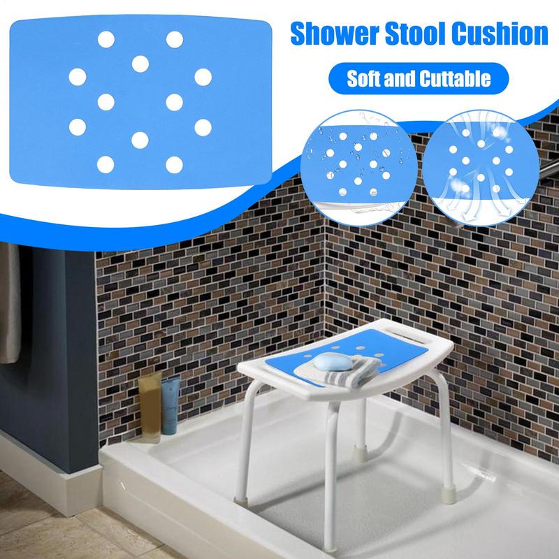 EVA Non-slip Bathroom Bath Chair Stool Cushion Elderly Bath Tub Shower Chair Bench Stool Seat Safe Bathroom Accessories