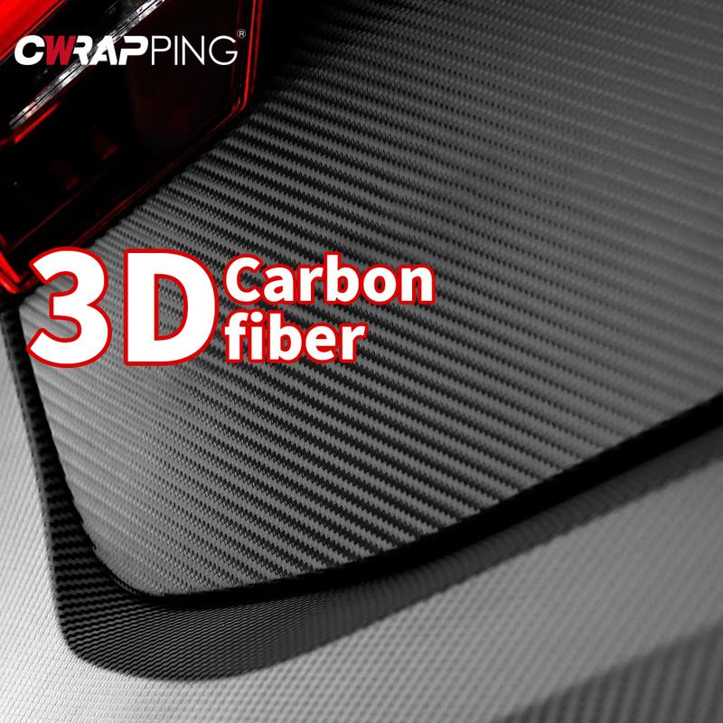 3D Карбоновая клейкая виниловая пленка для автомобиля 150x300 см Покрытие крыши, капота, черного бампера Защитная автомобильная пленка для автоаксессуаров