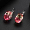 WWJ Unique Mix Color Cubic Zirconia Drop Earrings Gradient Ear Stud