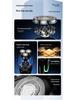 New Magnetic Men's Three-Head Electric Shaver with Car Charging Feature, Rechargeable Razor