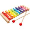 Wooden Eight-Note Hand Xylophone: Educational Instrument for Babies and Toddlers