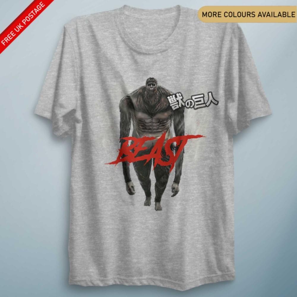 Anime Zeke Beastly Titan AOT Anime Inspired T Shirt Cosplay Top Unisex