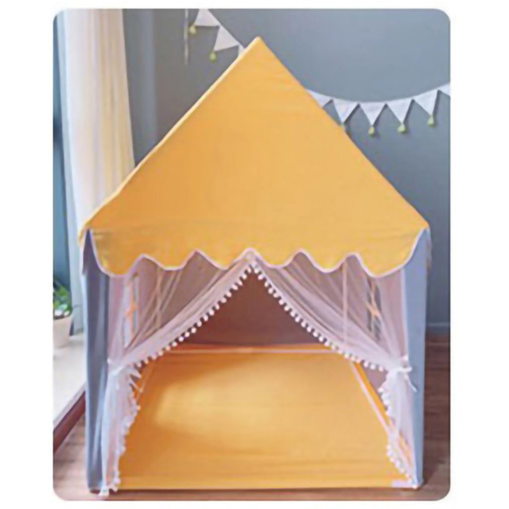 Kids Play Tent Toy Exquisite Beautiful Children Game Tent Playhouse Tent with Large Window Lace