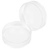2PCS Aquarium Shrimp Feeding Dish Bowls  Acrylic Fish Tank Feeder Round for Pet Turtle