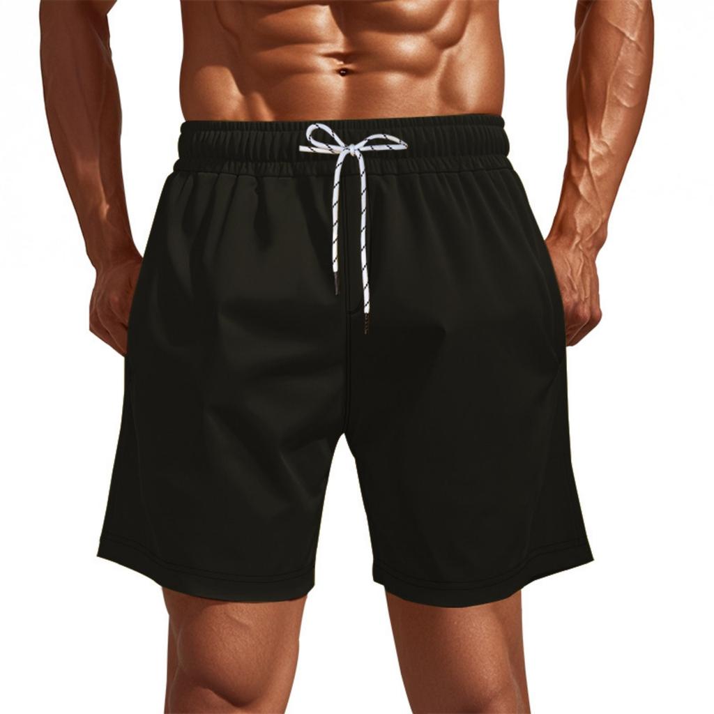 Men's American Casual Beach Sports 5 Minute Pants Fitness Jogging Quick Dry Stretch Shorts