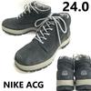 ACG ALL CONDITIONS GEAR походные ботинки 24 женские серые кожаные кроссовки(ИСПОЛЬЗОВАЛ)