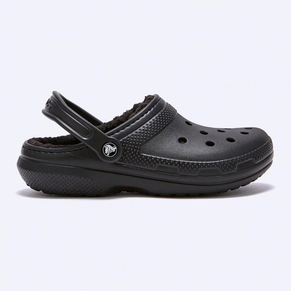 Crocs Классические сабо с подкладкой, черные 203591 060