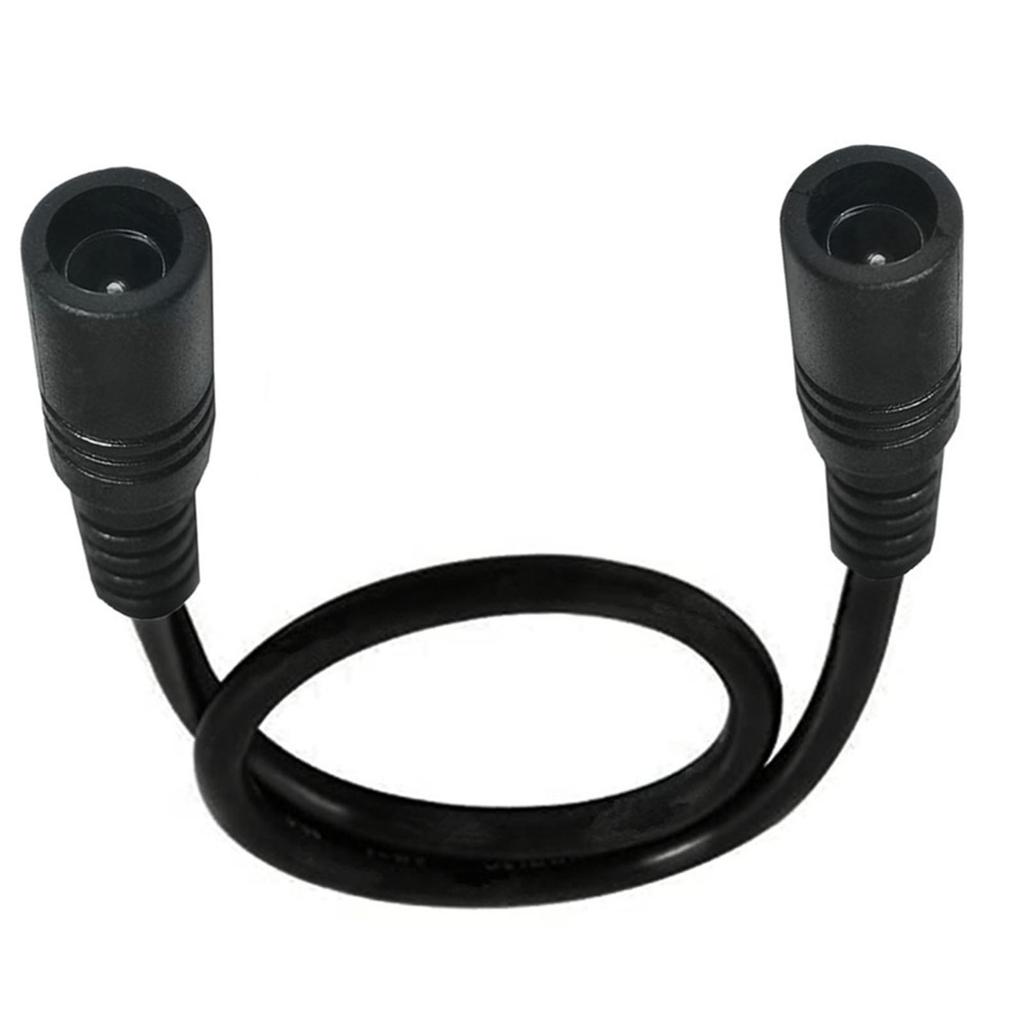 Кабель-удлинитель питания постоянного тока 5,5 мм x 2,1 мм гнездо-гнездо круглый разъем для камеры видеонаблюдения 0,2 м