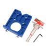 Concealed Hinge Jig Kit 35mm ABS Incisive Alloy Hinge Drilling Hole Router Jig for Furniture