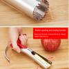 Нержавеющая сталь Apple Corer Фруктовые семенные сердцевины Удаление сердцевины груш Apple Corer Сеялка-нож для нарезки Прочные кухонные гаджеты Инструменты для овощей