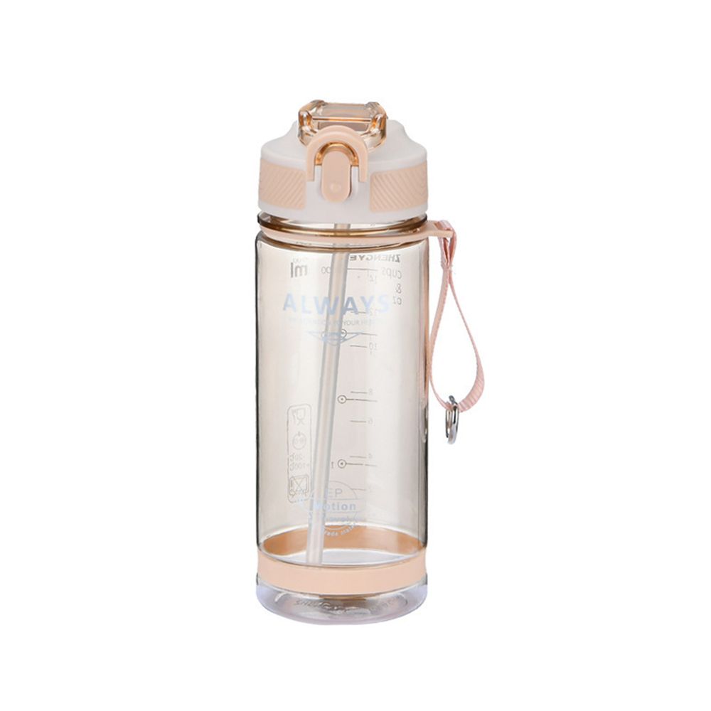 800ml Portable Plastic BPA Free Men Drinkware with Straw Sports Water Bottle Drinking Bottle