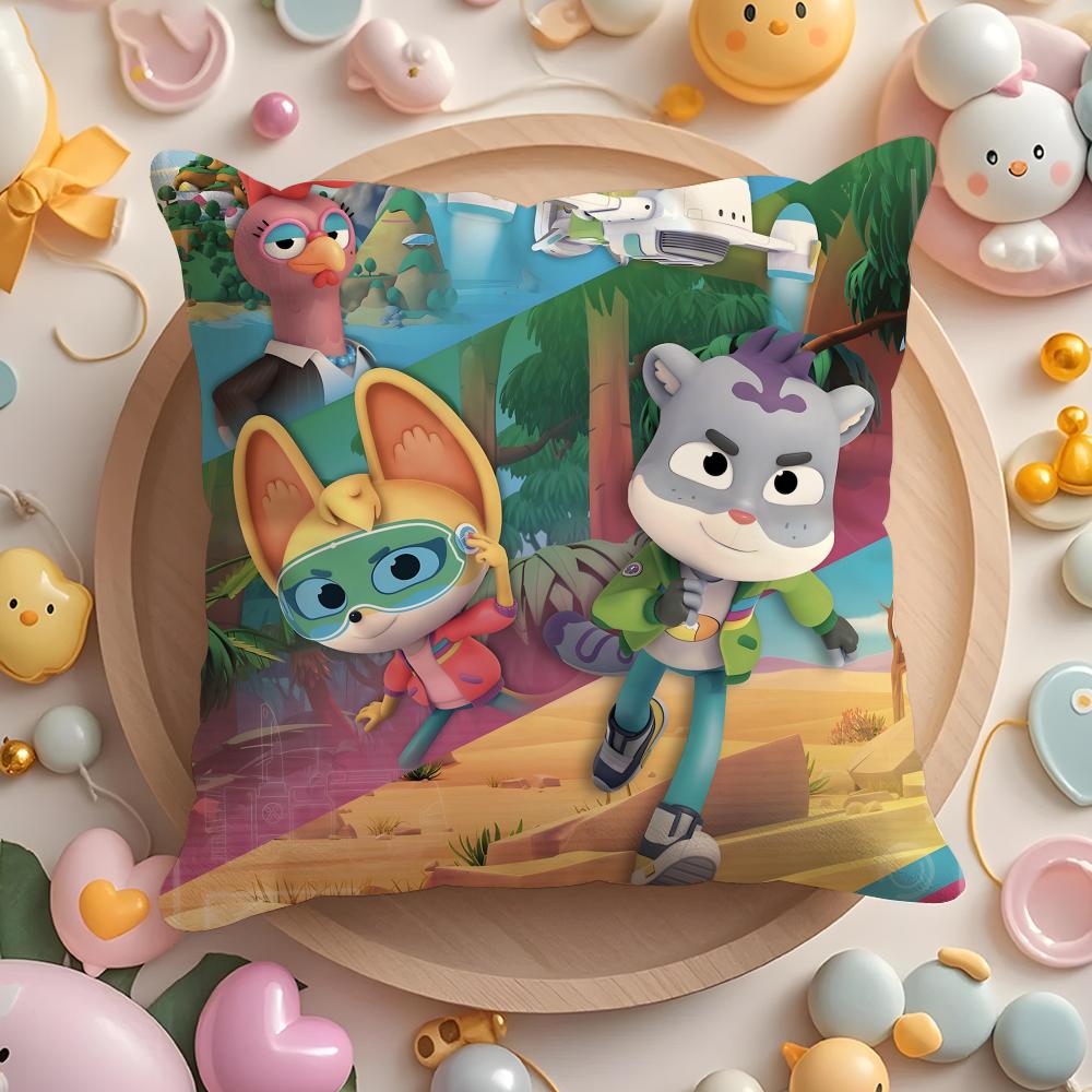 Аниме Чехол на подушку 'С-Существа' для дома и автомобиля, многоцелевой чехол на подушку - Двусторонний, Мягкий и прочный для повседневного использования