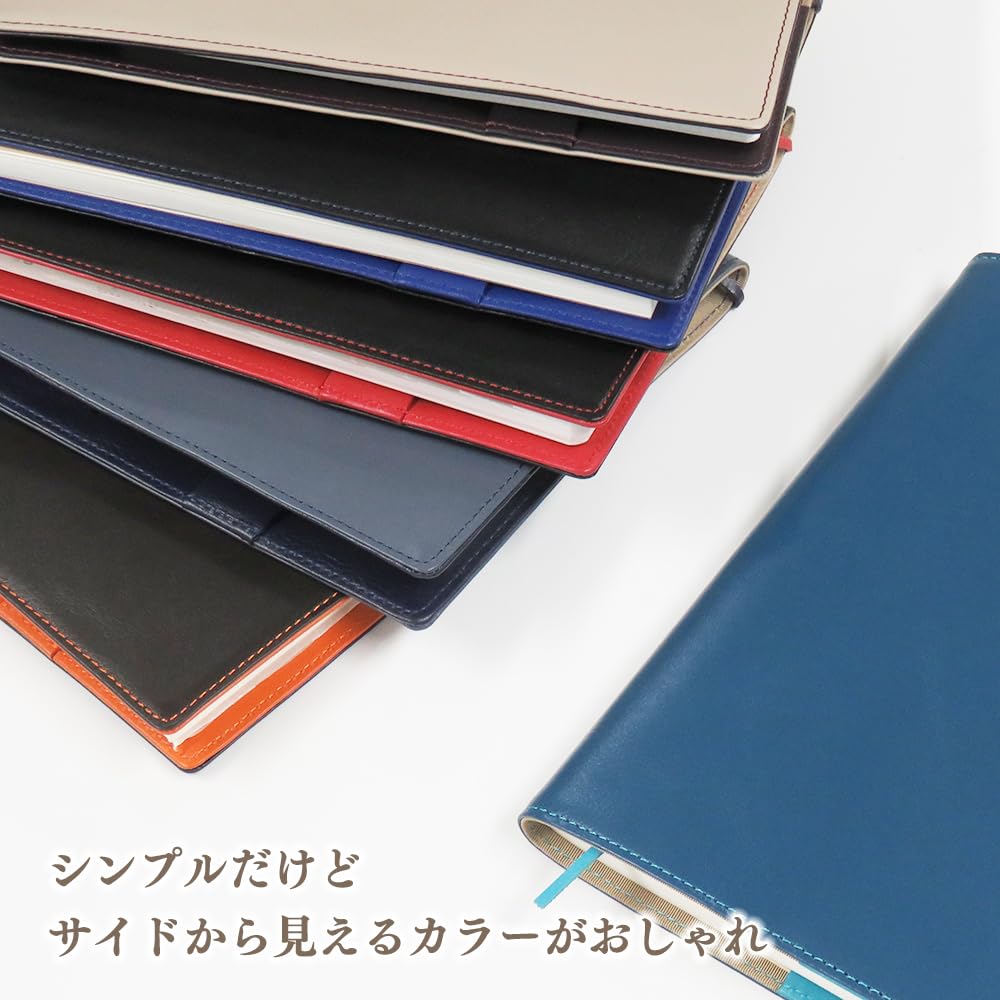 Обложка для блокнота формата А5, мягкая, без ремня, натуральная кожа, кожа, серый, бежевый x (Печать Эл) (06. фиолетовый)