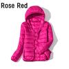 Women Casual Hooded 90% White Duck Down Jacket Coat Windproof Warm Autumn Winter S-5XL
