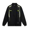 Li-Ning Мужская куртка с лацканами и длинными рукавами, повседневная, серия для скейтбординга, черная AFDU739-1