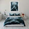 Glowing wolf face design. Bedding sets Duvet cover sets Duvet covers Pillowcases(1 * Duvet Cover 2 * Pillowcases without duvet insert)