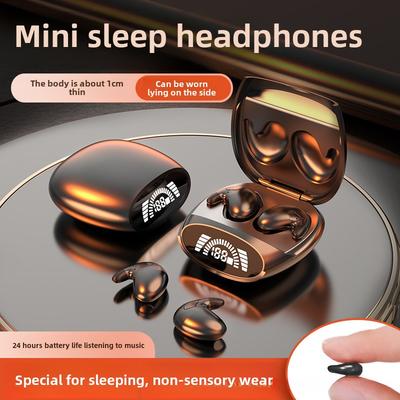 Беспроводные наушники Bluetooth для сна, наушники 5.3 Mini Sports In-ear Waterproof