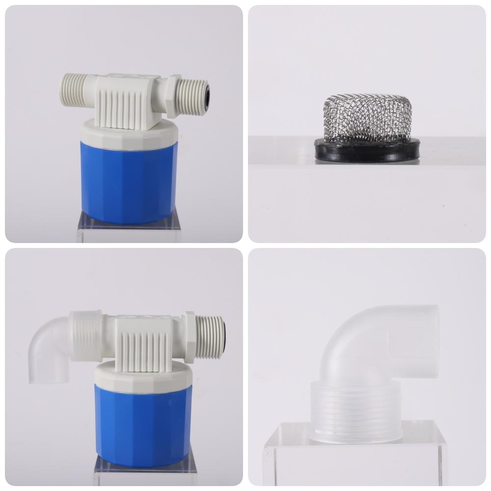 Умный автоматический клапан контроля уровня воды 1/2" 3/4" Наружная резьба Поплавковый клапан для бака с водой Водонапорная башня Бассейн Поплавковый шаровой переключатель