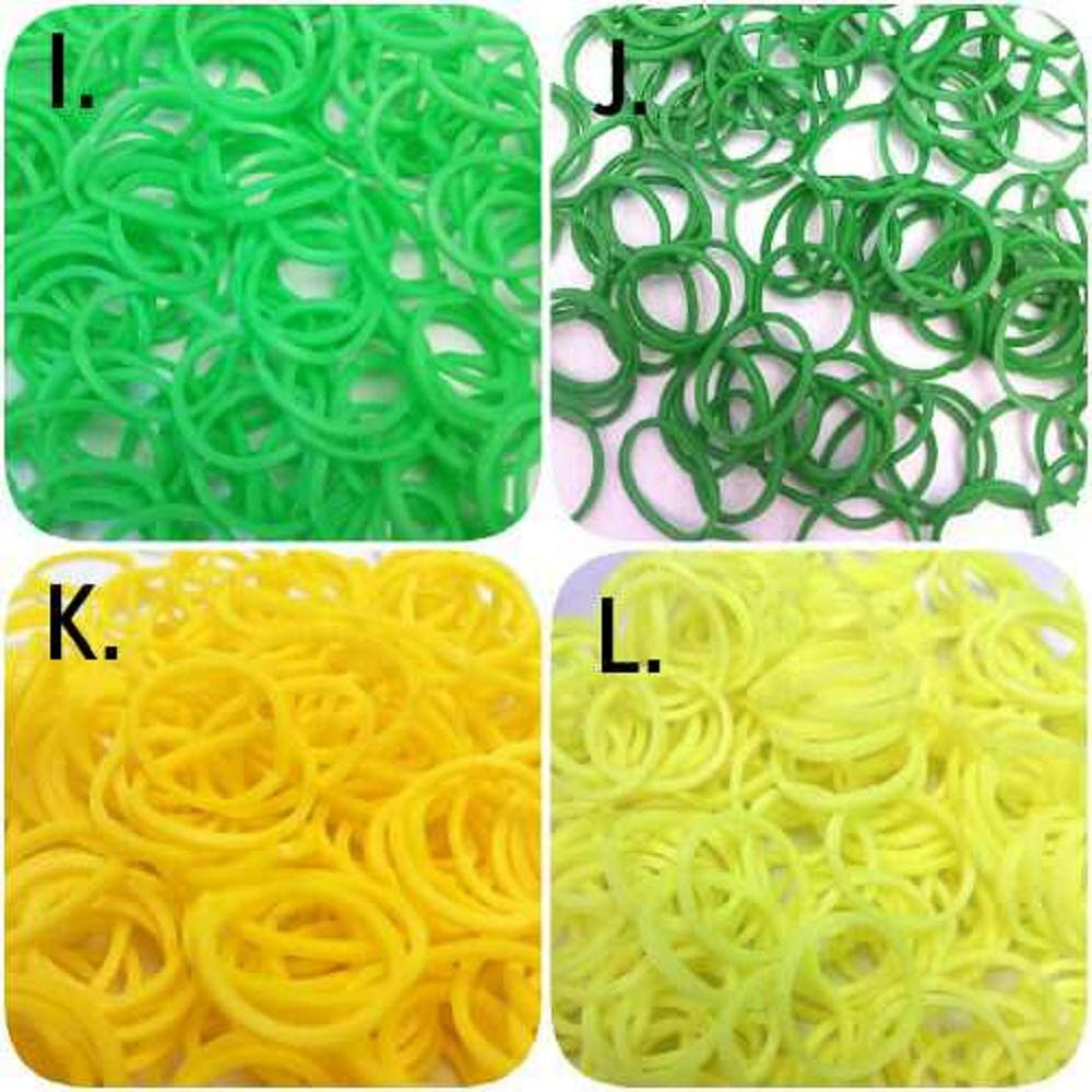[МАГАЗИН SHIMATARO] Loom Bands 16 цветов, 9600 штук, резинка, оригинальный набор
