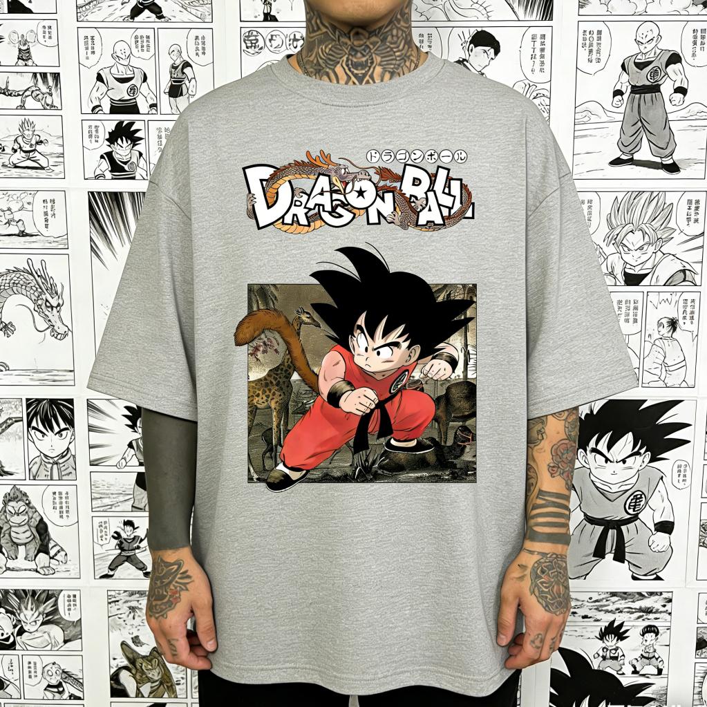 Dragon Ball Z Anime Kid Goku Printed Tshirt Mens and Womens Tshirt Mens Top Sports Tshirt Mens Tshirt Summer Tee 2026