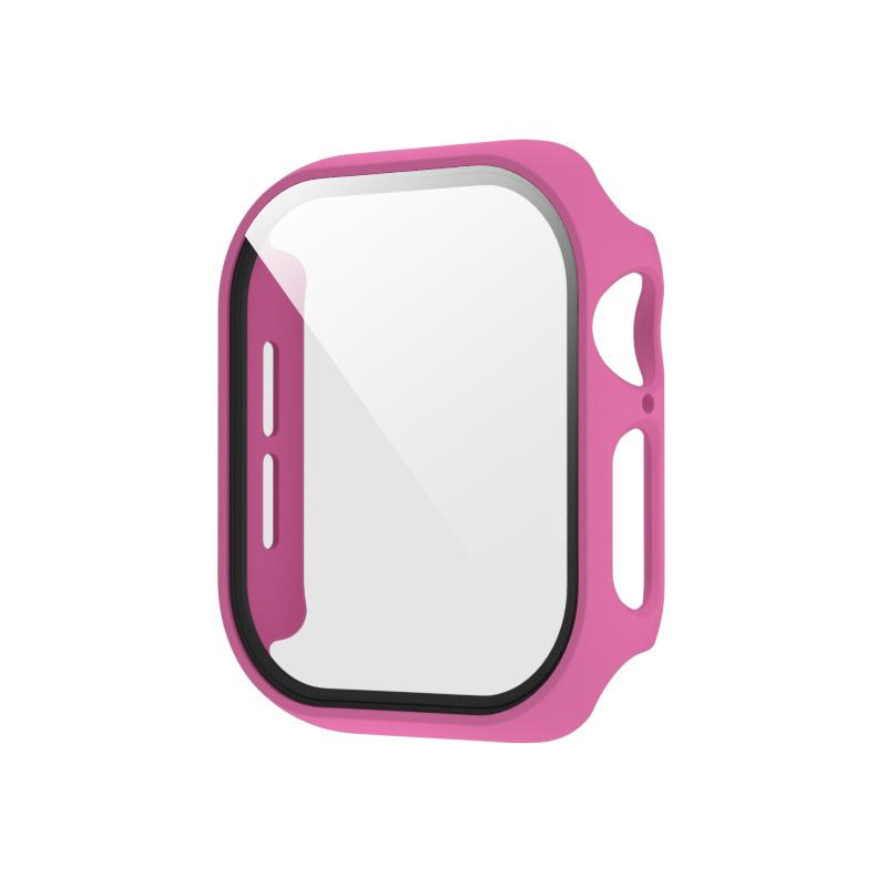 Tempered Glass+Case for Watch Ultra 3 2 49 45 41 40 44 42 46mm PC Bumper Protector cover For iWatch 11 10 SE 9 8 7 6 5
