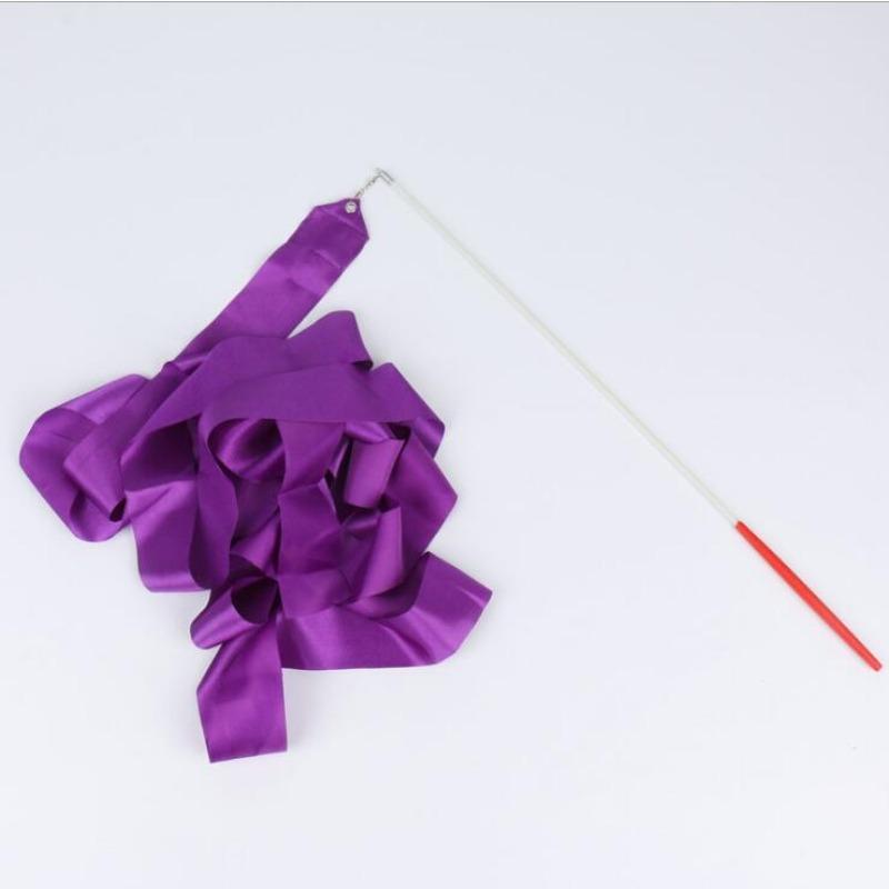 2/4/6 м красочные ленты для художественной гимнастики, художественная гимнастика, ленты для фитнеса в помещении, спортивный инвентарь, принадлежности для танцев, балета