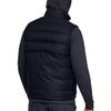 Under Armour Down Vests Men's Black Stand Collar Moderate (Unisex) Down Vests 1342703 001