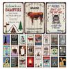 Welcome To Farm Campfire Be Aware Of Dogs Farm Warning Retro Tin Signs Metal Tin Plate Sign Art Poster Wall Decor For Bar Home