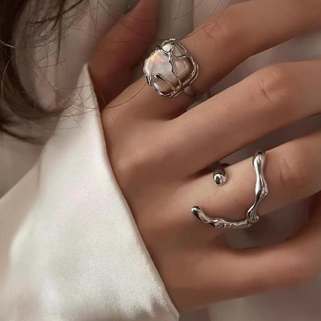 Кольцо с супер бессмертным жемчугом, женский дизайн, темперамент, кольцо на указательный палец, персонализированное модное кольцо