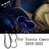 Светодиодная подсветка подстаканника для Toyota Camry 2018      Интерьерная декоративная лампа с левым рулем Ледяной синий