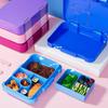 Bento Lunch Box for Kids School Small Lunch Box with 6 Compartments Leak-Proof Snack Containers Easy To Clean Portable Lunch Box