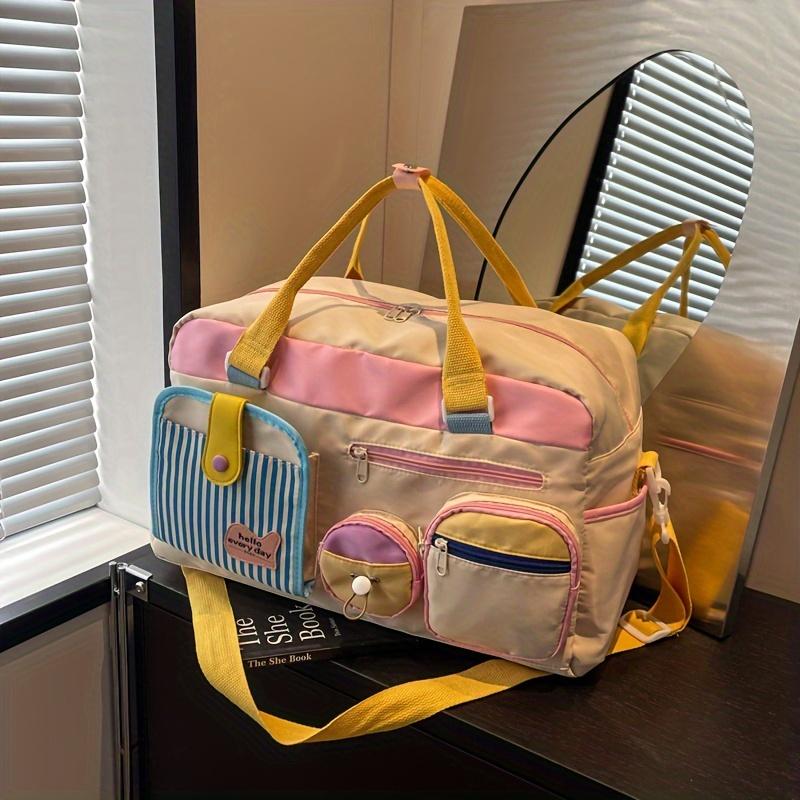 1 шт. Дорожные сумки Сумки для багажа Дофаминовые сумки для йоги, плавания, фитнеса Женские сумки для коротких деловых поездок Посадочные дорожные сумки Легкие сумки для хранения багажа