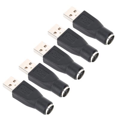 5 шт. USB папа к PS/2 мама адаптер-конвертер для клавиатуры мыши с интерфейсом PS/2