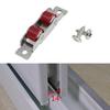 4Pcs Push Pull Window Pulley with Screws Sliding Window Door Roller Double Wheel Glass Door Sliding Roller Door Hardware
