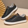 Fashion Genuine Leather Casual Shoes Men Sneakers Men's Vulcanized Shoes New Trend Comfort Skateboard Footwear Non-Slip Men's Shoes