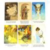 10.3*6cm Enchanted Art Oracle Card Deck 42 Pcs Cards Beautiful Vintage Artwork with Inspiring Messages