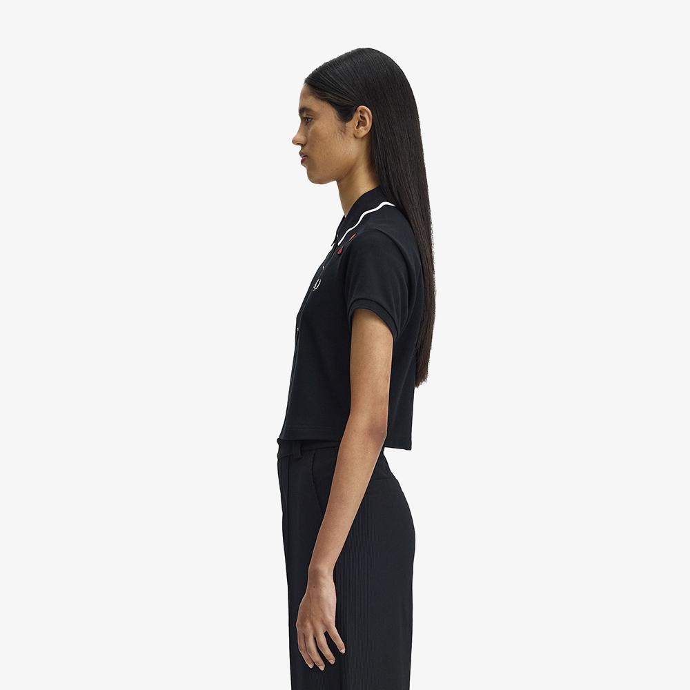 Fred Perry [Эми Уайнхаус] Поло с фестонным воротником - Черный Afpf261G131-102