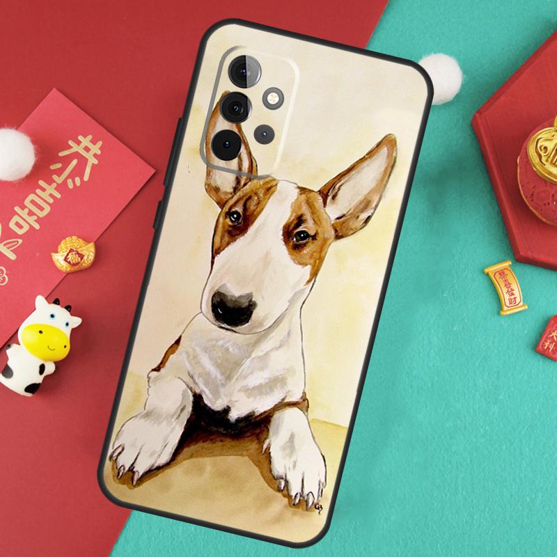 Bullterrier Bull Terrier Dog Case For Samsung Galaxy A52 A32 A12 A14 A34 A54 A51 A71 A53 A33 A13 A15 A25 A35 A55 Cover
