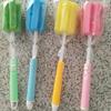 2pcs Extended Handle, Extendable Cup Brush, Bottle Brush, PP Handle, Commonly Used Sponge Cup Washing Brush